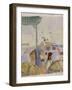 Market in Tunis II, 1914-August Macke-Framed Giclee Print