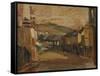 Market Jew Street-Norman Garstin-Framed Stretched Canvas