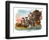 Market - Mardi Gras Parade Float Design-null-Framed Art Print