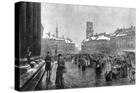 Market, Nytorv-Toni Petersen-Stretched Canvas