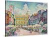 Market of Verona, 1909-Paul Signac-Stretched Canvas