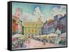 Market of Verona, 1909-Paul Signac-Framed Stretched Canvas