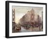 Market on a Sunday Morning at Seven Dials, Holborn, London, 1878-Bernard Evans-Framed Giclee Print