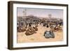 Market on the Nile, C.1893 (Oil on Canvas)-Joseph Farquharson-Framed Giclee Print