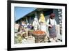 Market on the shores of Lake Ohrid, Macedonia-Vivienne Sharp-Framed Photographic Print