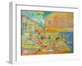 Market on the Square-Brenda Brin Booker-Framed Giclee Print