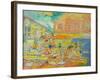 Market on the Square-Brenda Brin Booker-Framed Giclee Print