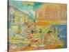 Market on the Square-Brenda Brin Booker-Stretched Canvas