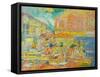Market on the Square-Brenda Brin Booker-Framed Stretched Canvas