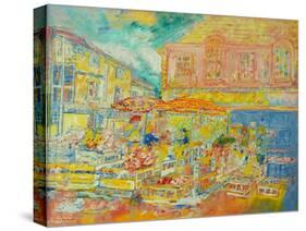 Market on the Square-Brenda Brin Booker-Stretched Canvas