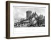 Market Place, Angoulême, France, 19th Century-MJ Starling-Framed Giclee Print