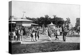 Market Place, Asuncion, Paraguay, 1911-null-Stretched Canvas