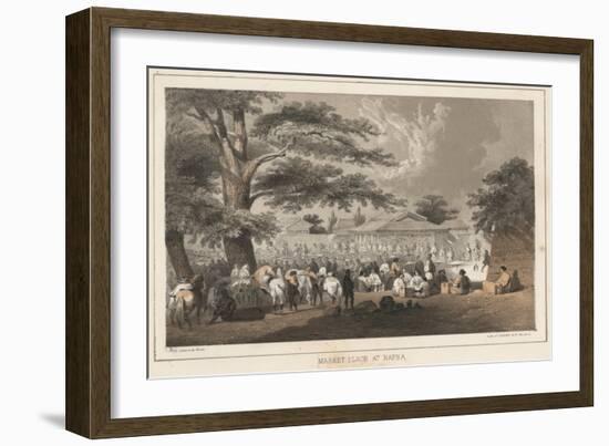 Market Place at Napha, 1855-Wilhelm Joseph Heine-Framed Giclee Print