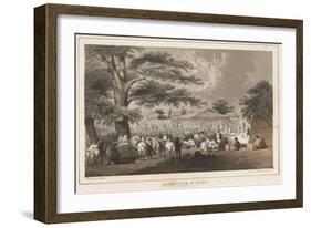 Market Place at Napha, 1855-Wilhelm Joseph Heine-Framed Giclee Print