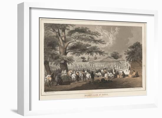 Market Place at Napha, 1855-Wilhelm Joseph Heine-Framed Giclee Print