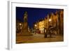 Market Place at Night, Durham-Peter Thompson-Framed Photographic Print