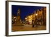 Market Place at Night, Durham-Peter Thompson-Framed Photographic Print