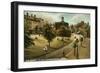 Market Place, Chipping Norton, Oxfordshire, Late 19th or Early 20th Century-Langsdorff and Co-Framed Giclee Print