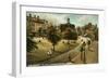 Market Place, Chipping Norton, Oxfordshire, Late 19th or Early 20th Century-Langsdorff and Co-Framed Giclee Print