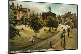 Market Place, Chipping Norton, Oxfordshire, Late 19th or Early 20th Century-Langsdorff and Co-Mounted Giclee Print
