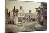 Market Place, Hereford, 1803-Cornelius Varley-Mounted Giclee Print