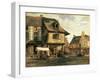 Market Place in Normandy, c.1832-Pierre Etienne Theodore Rousseau-Framed Giclee Print