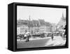 Market Place in Nuremberg-null-Framed Stretched Canvas