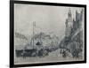 'Market Place, Leipzig', c1913-Walter Zeising-Framed Giclee Print