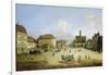 Market-Place of the Neustadt in Dresden, C. 1751-52-Canaletto-Framed Giclee Print