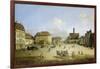 Market-Place of the Neustadt in Dresden, C. 1751-52-Canaletto-Framed Giclee Print