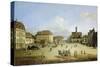 Market-Place of the Neustadt in Dresden, C. 1751-52-Canaletto-Stretched Canvas