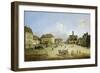 Market-Place of the Neustadt in Dresden, C. 1751-52-Canaletto-Framed Giclee Print