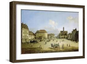 Market-Place of the Neustadt in Dresden, C. 1751-52-Canaletto-Framed Giclee Print