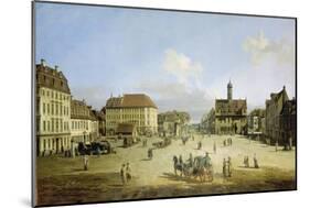 Market-Place of the Neustadt in Dresden, C. 1751-52-Canaletto-Mounted Giclee Print