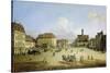 Market-Place of the Neustadt in Dresden, C. 1751-52-Canaletto-Stretched Canvas