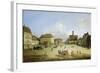 Market-Place of the Neustadt in Dresden, C. 1751-52-Canaletto-Framed Giclee Print