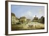 Market-Place of the Neustadt in Dresden, C. 1751-52-Canaletto-Framed Giclee Print