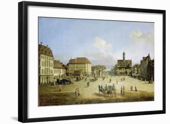 Market-Place of the Neustadt in Dresden, C. 1751-52-Canaletto-Framed Giclee Print