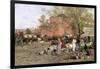 Market Plaza, 1879-Thomas Allen-Framed Giclee Print