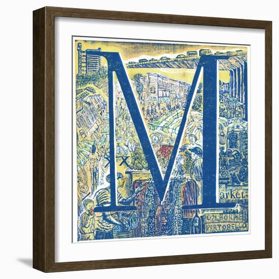 Market: Portobello and Golborne Road-Mary Kuper-Framed Giclee Print