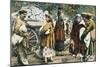 Market Scene, 1902, Russia 20th Century Postcard-null-Mounted Giclee Print