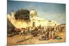 Market Scene at Mogador, 1881-Edwin Lord Weeks-Mounted Giclee Print