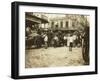 Market Scene, Boston, Massachusetts, c.1909-Lewis Wickes Hine-Framed Photo