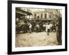 Market Scene, Boston, Massachusetts, c.1909-Lewis Wickes Hine-Framed Photo