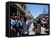 Market Scene, Downtown, Port Au Prince, Haiti, West Indies, Central America-Lousie Murray-Framed Stretched Canvas