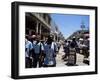 Market Scene, Downtown, Port Au Prince, Haiti, West Indies, Central America-Lousie Murray-Framed Photographic Print