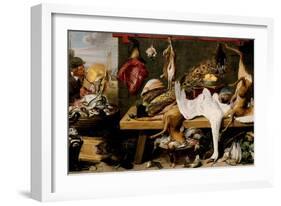 Market Scene on a Quay, c.1635-1640-Frans Snyders-Framed Giclee Print