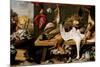 Market Scene on a Quay, c.1635-1640-Frans Snyders-Mounted Giclee Print