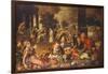 Market Scene with Christ and the Adulteress-Pieter Bruegel the Elder-Framed Giclee Print