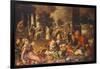 Market Scene with Christ and the Adulteress-Pieter Bruegel the Elder-Framed Giclee Print